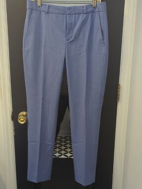 Women's Light Blue Dress Pants - Classic Tailored Fit